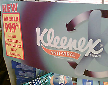 Kleenex reklamestand